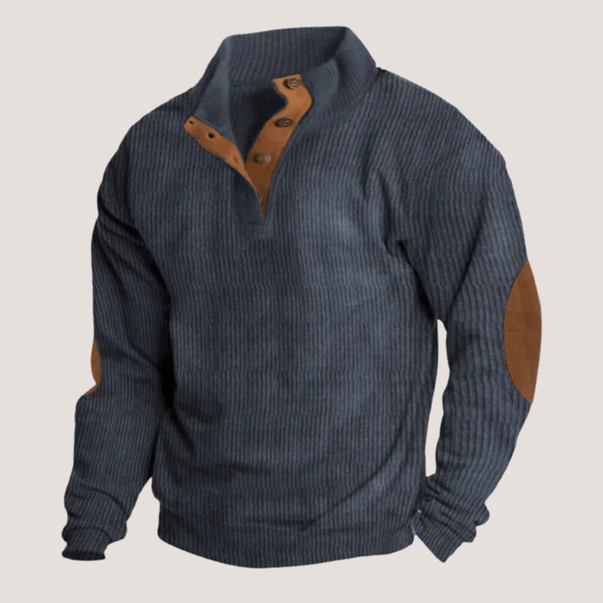 Logan™ | Corduroy sweatshirt with collar