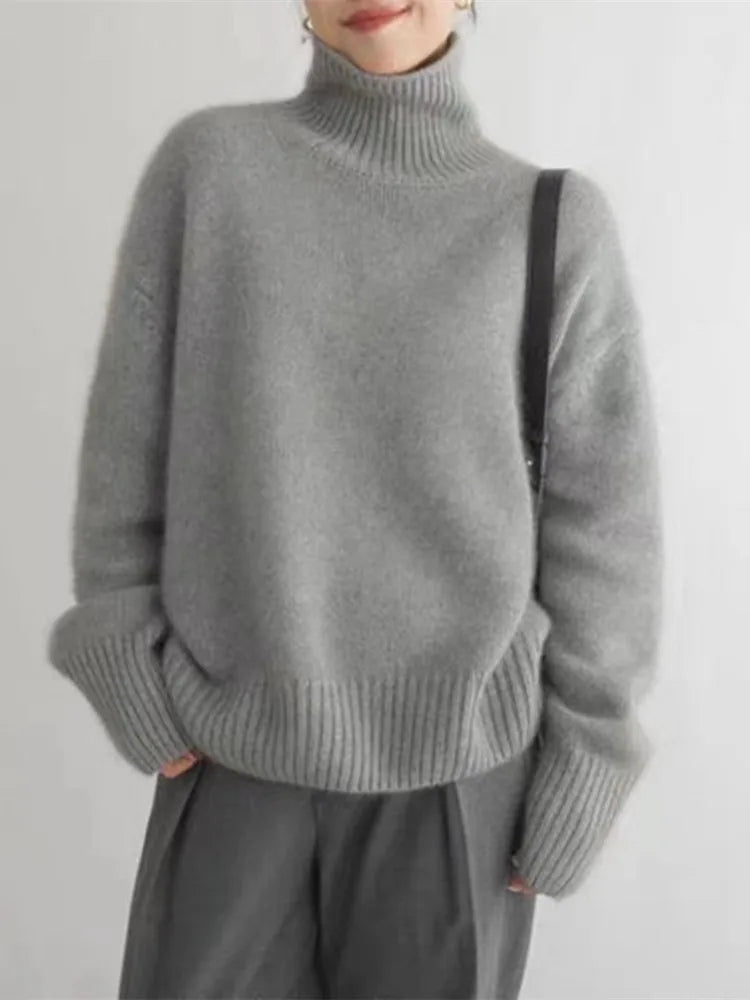 Linda™ | Cashmere Turtleneck Jumper